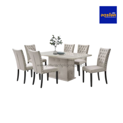 ชุดโต๊ะอาหาร 6 ที่นั่ง รุ่น ออโรร่า AURORA M-1603/388 เฟอร์นิเจอร์