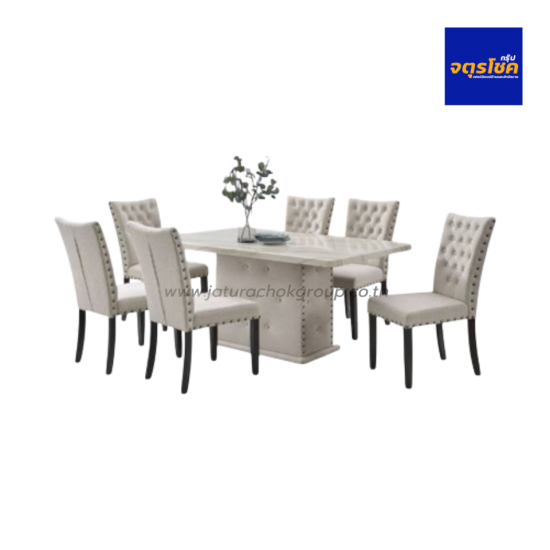 ชุดโต๊ะอาหาร 6 ที่นั่ง รุ่น ออโรร่า AURORA M-1603/388 เฟอร์นิเจอร์