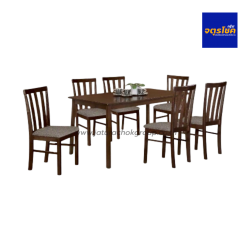 ชุดโต๊ะอาหาร 6 ที่นั่ง รุ่น เอิร์ธ Earth /SDT-336/388 เฟอร์นิเจอร์