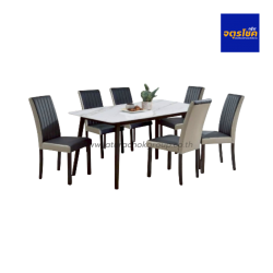 ชุดโต๊ะอาหาร 6 ที่นั่ง รุ่น เกรยา GREYA / M-977/388 เฟอร์นิเจอร์