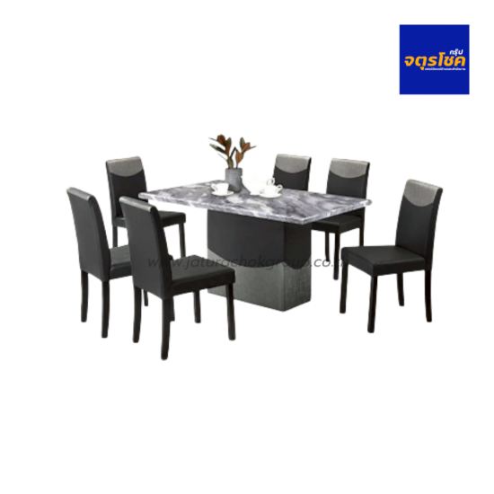 ชุดโต๊ะอาหาร 6 ที่นั่ง รุ่น มิสที MISTY/M-427/388 เฟอร์นิเจอร์