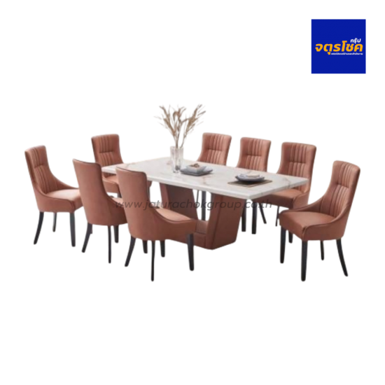 ชุดโต๊ะอาหาร 8 ที่นั่ง รุ่น แมริโกลด์ Marigold /M-4002/388 เฟอร์นิเจอร์