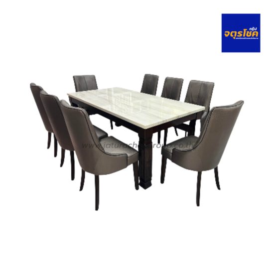 ชุดโต๊ะอาหาร 8 ที่นั่ง รุ่น ราฟาเอล Raphael / M371/388 เฟอร์นิเจอร์