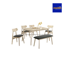 ชุดโต๊ะอาหาร 4 ที่นั่ง รุ่น มิก้า MIKA / SDTB36/C-B36/388 เฟอร์นิเจอร์