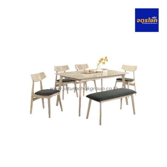 ชุดโต๊ะอาหาร 4 ที่นั่ง รุ่น มิก้า MIKA / SDTB36/C-B36/388 เฟอร์นิเจอร์