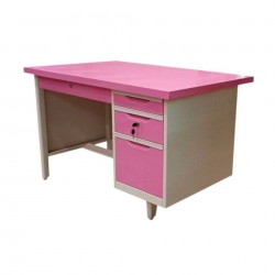 โต๊ะเหล็ก(หน้าเหล็กพ่นสี) 4 ฟุต