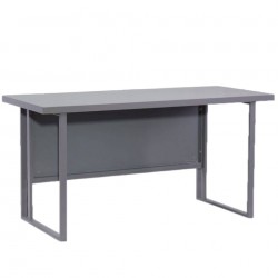 โต๊ะเหล็กขาคู่หน้าเหล็ก 4 ฟุต (ไม่มีลิ้นชัก)