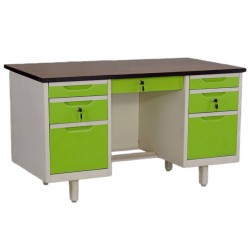 โต๊ะเหล็ก 4.5 ฟุต (หน้าเมลามีน)