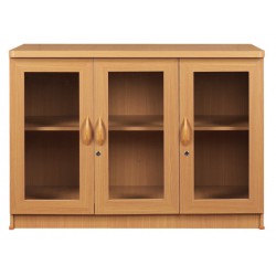 ตู้โชว์ไม้ B060 สีบีช