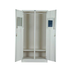 ตู้เสื้อผ้า 2 บานเปิดสูงเงา 3 ฟุต 1 แผ่นชั้น WD3FMR1S